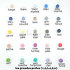 Attache doudou sur mesure choisissez toutes les couleurs de votre attache chez Loulou la boutique prénom et perle en silicone et bois www.louloulaboutique.com